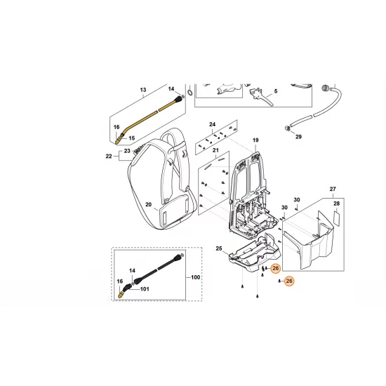 STIHL  Wkręt samogwintujący IS-P5x16 9074 477 4123